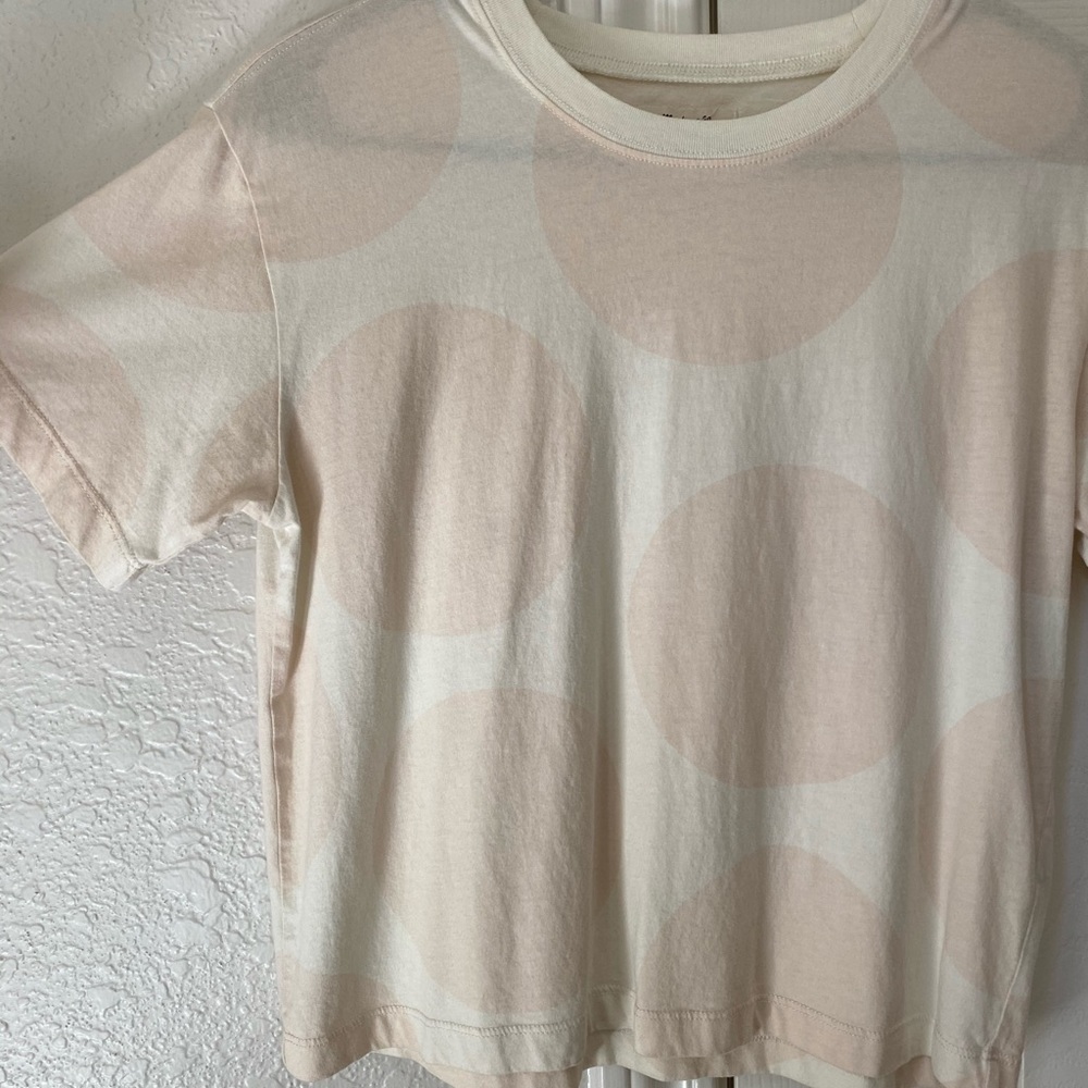 Madewell crop top polka dots